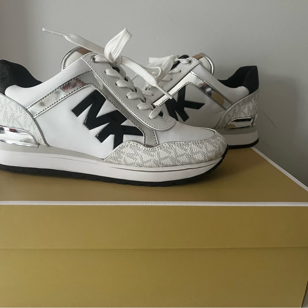 Michael Kors Bright White Sneakers